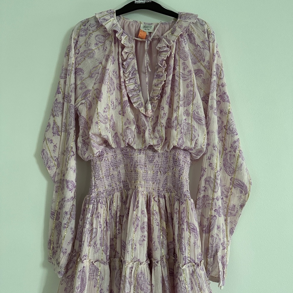 Hemant and Nandita Pink floral dress